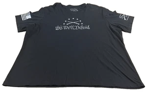 Grunt Style This We'll Defend T-Shirt Men’s 3XL Black Yellow USA Patriotic Tee - Picture 1 of 12