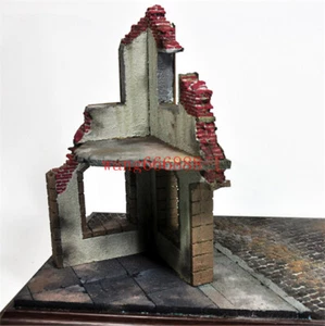 1/35 Scale Dioramas Scenery Layout Warfare Buildings Ruins House DIY Kits - Picture 1 of 11