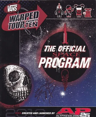 Vans Warped Tour Program Magazine Bring Me the Horizon Sum 41 Alkaline Trio 2010 Foto 1 de 4