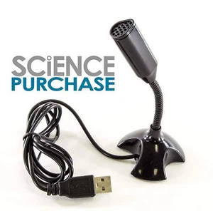 Adjustable USB Laptop/Desktop Microphone Compatible with PC and Mac - Picture 1 of 6