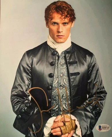 Sam Heughan signed 8x10 photo Outlander IN PERSON Cover