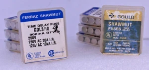 Gould Shawmut/Ferraz Shawmut - GDL 3/10 Time Delay Fuses, 500mA , 250 V - Picture 1 of 7