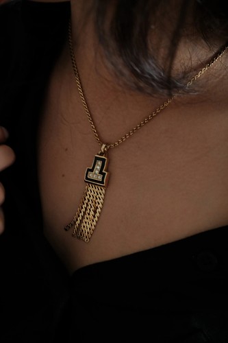 COLLANA VINTAGE CHRISTIAN DIOR GERMANY NAPPA CHOKER MULTI CATENA