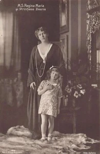 Romania - M.S. Regina Maria si Printesa Ileana - Queen Marie of Romania and Prin - Picture 1 of 2