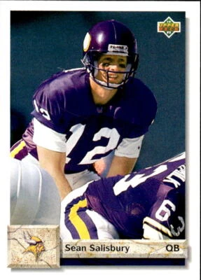 1992 Upper Deck #614 Sean Salisbury - Image 1 of 2