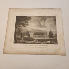 Lleweny Hall Denbighshire Seat Thomas Fitzmaurice England c 1789 Engraving (333)