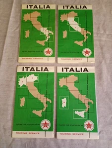 Italy Caltex Touring Service 1965 Boron Propellant Maps - Picture 1 of 8