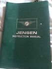 Jensen Cv8 Instruction Manual