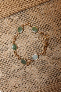 Green & Gold Bracelet - Picture 1 of 2