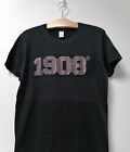 Alpha Kappa Alpha 1908 Rhinestone Bling T-Shirt Size XLarge