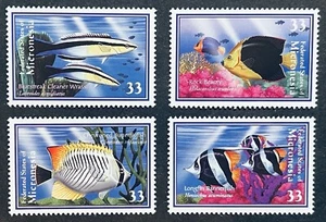 MICRONESIA MARINE LIFE STAMPS SET OF 4 MNH 2000 SEA LIFE BUTTERFLYFISH OCEAN - Picture 1 of 1