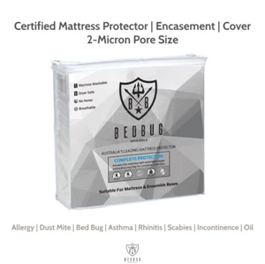 Queen Mattress Encasement - Bed-Bug Protection| Bnb Supplies - Picture 1 of 3