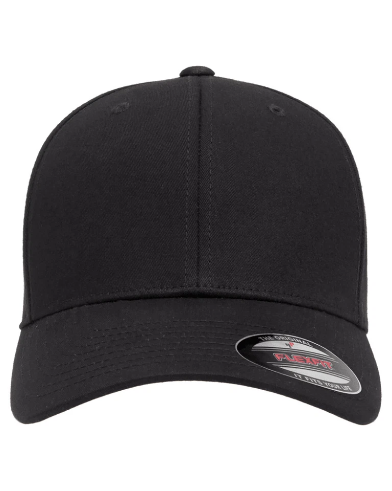 Paquete de 5 gorras Flexfit 5001 para adultos 6 paneles perfil medio gorra de sarga de algodón valor Foto 1 de 1
