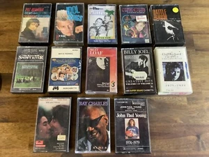 BULK CASSETTE 16 TAPES ALL ORIGINAL VARIOUS ARTISTS 1980s GENRES VARIOUS - Picture 1 of 6