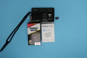 SONY Cyber-Shot DSC-TX300V 18.2 MP Charger+Battery+Micro SD Bundle - Picture 1 of 9