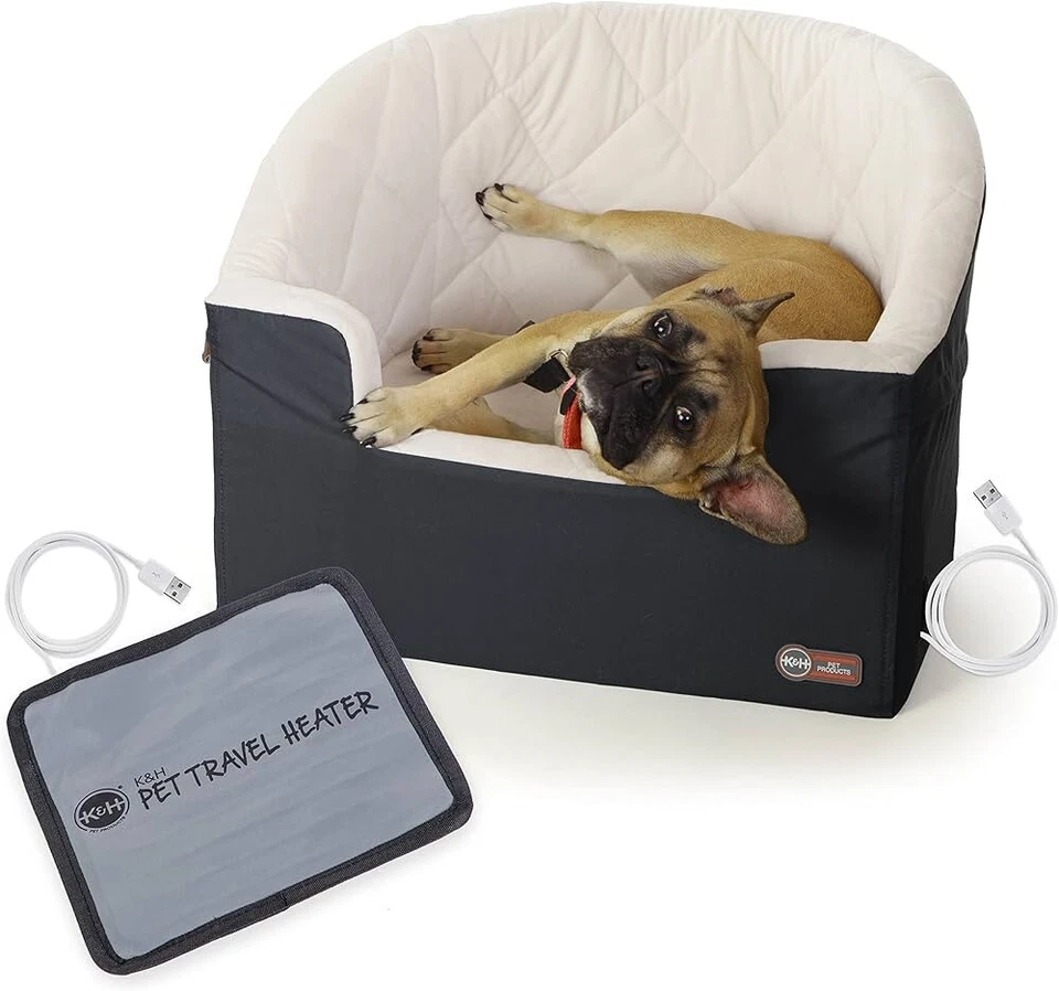 K&H Heated Bucket Booster Dog Car Seat for Car NIB  - LARGE - Image 1 of 4