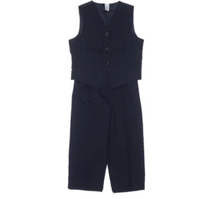 GEORGE Tuxedo Vest Pant Set Navy Blue 4t - Picture 1 of 3