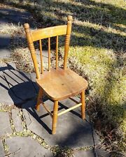 Vintage Wooden Childrens Chair