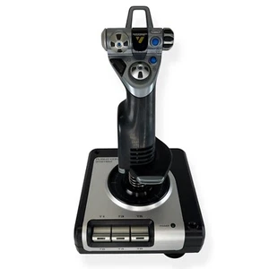 Saitek X52 Joystick Flight Control System Black Wired For Flight Simulator X - Picture 1 of 10