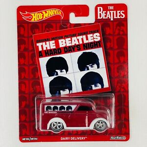Hot Wheels The Beatles Hard Days Night Dairy Delivery Real Riders Mattel 2016