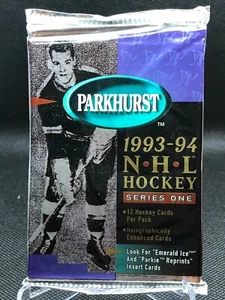 Parkhurst NHL Hockey Series One 1993-94 12 cartas por paquete - Emerald Ice & Parkie - Imagen 1 de 6