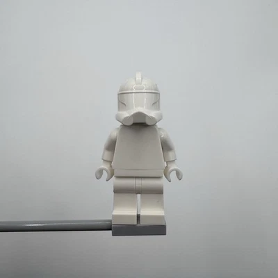 Lego Star Wars branco monocromático ARC clone trooper minifigura protótipo em branco - Imagem 1 de 2
