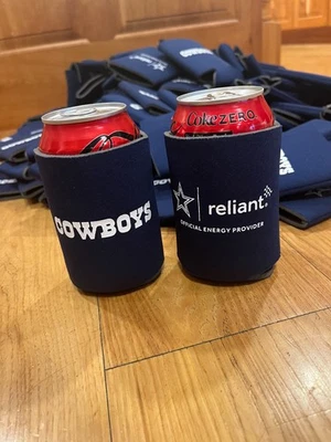 Lot of 120 -NFL Dallas Cowboys/ Reliant 12oz Can Beer Soda Neoprene Cooler New - Image 1 of 4