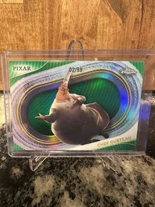 2025 Topps Chrome Disney Chef Gusteau /99 Green Refractor - Picture 1 of 2