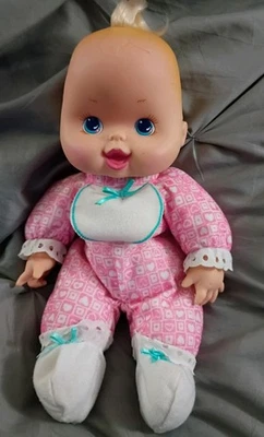 Muñeca Hasbro Choosey Baby All Gone 1996 vintage pelo rubio Foto 1 de 4