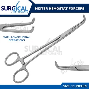 Fórceps MEZCLADOR 11" con instrumentos veterinarios de serración longitudinal talla alemana - Imagen 1 de 11
