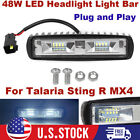 48W Led Headlight Light Bar Kit For Talaria Sting R Mx4 Ebike Plug-N-Play 6500K