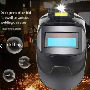 Auto Darkening Welding Helmet Mask Welders Arc Tig Mig Grinding Solar Powered UK - Picture 1 of 10