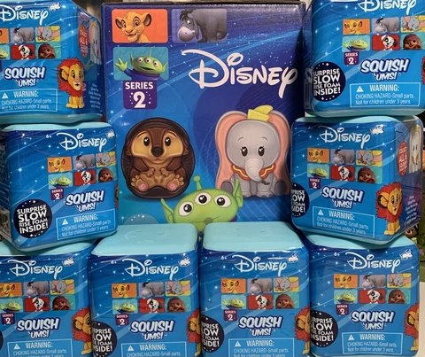 NEW! Sealed-Disney Squish 'Ums Series 2 - No Duplicates! Combined Shipping! Cover