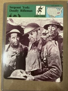 1979 Panarizon, Story Of America, #23.22 Sergeant York Card Printed In Italy - Picture 1 of 2