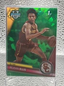 2023-24 Bowman Chrome Sapphire U Green REFRACTOR /99 Dejean Ellis USC - Picture 1 of 1
