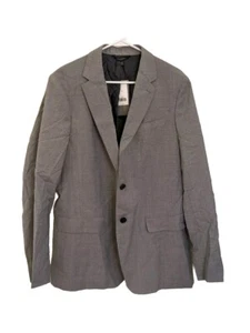 Banana Republic NEW Men's Dress Coat Blazer Size 42 Light Gray Slim Fit. SS - Picture 1 of 6