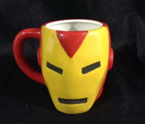 Marvel's Iron Man Coffee Mug 3d Molded Head Tea Cup - Picture 1 of 6