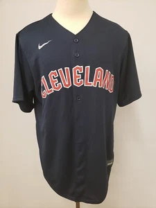Camiseta deportiva alternativa Nike MLB Cleveland Guardians azul oscuro - Imagen 1 de 2