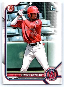 1st Bowman Paper Prospects 2022 #BP-138 Denzer Guzmán Los Angeles Angels - Imagen 1 de 2