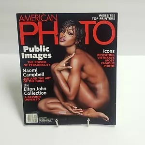 American Photo Magazine - September/October 2000 - Naomi Campbell - Elton John - Picture 1 of 2