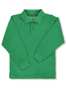 Universal Adults' Unisex L/S Pique Polo - Picture 1 of 12