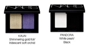 NARS Duo Eyeshadow Pandora and Kauai Matte Saten Metalic and Glitter Finishes  - Picture 1 of 19
