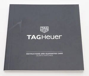 TAG HEUER BEDIENUNGSANLEITUNG QUARZUHREN AQUARACER FORMULA 1 KIRIUM ALTER EGO - Bild 1 von 2