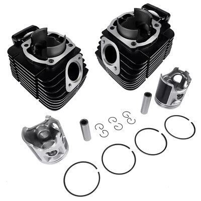 Kit de reconstrucción de cilindros pistones anillos pasadores para Yamaha RD350 motocicleta de calle 73-75 Foto 1 de 4