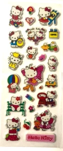 #92 Hello Kitty and Friends Puffy Sticker Sheet Children Kids Birthday Party Bag - Picture 1 of 1