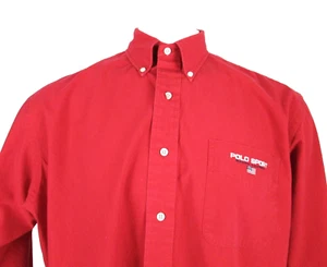 Polo Sport by Ralph Lauren Herrenhemd große rote Farbe Baumwolle - Bild 1 von 9