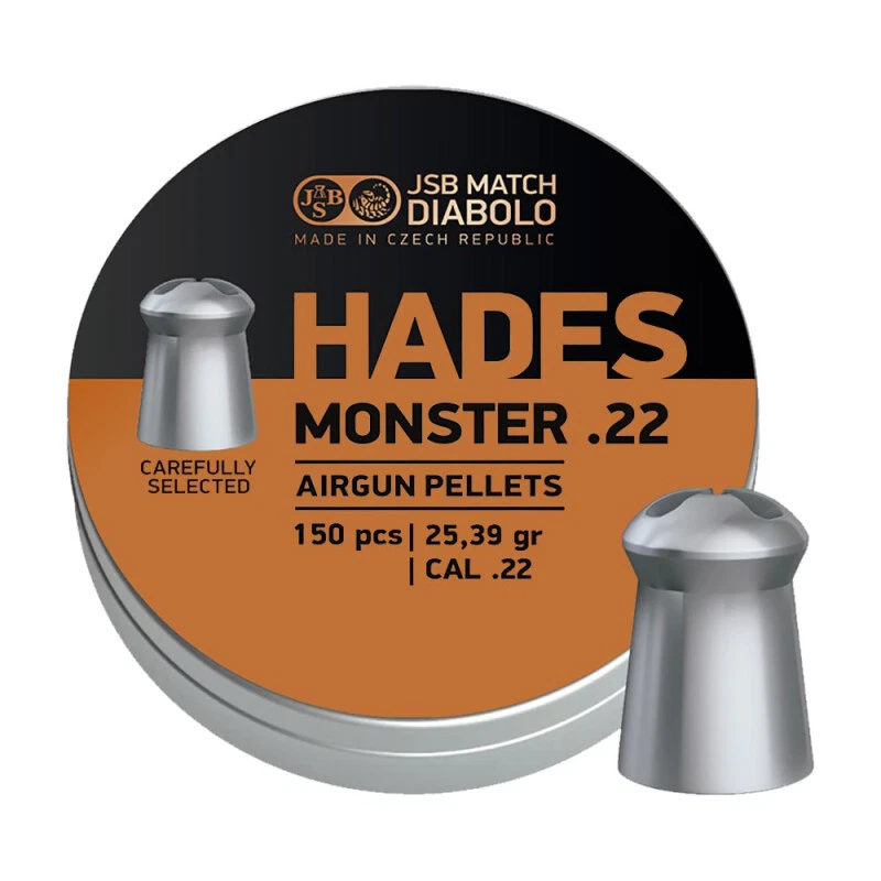 JSB Hades Monster 0,22Cal 5,5mm 25,39gr Pellets 150 Stück - Mehrfachkauf - Bild 1 von 1