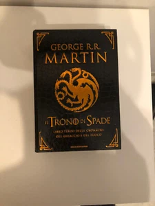 IL TRONO DI SPADE - LIBRO TERZO - EDIZIONE DELUXE PELLE DI DRAGO - OTTIME CONDIZ - Foto 1 di 4