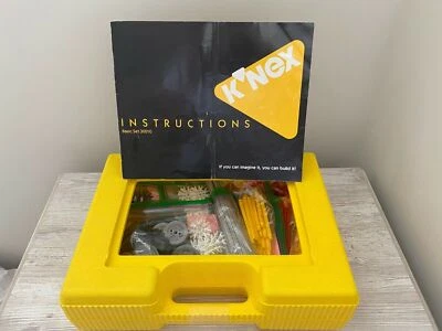 K'nex -basic  set #30010 with instructions - Yellow Plastic Carry Case   - Image 1 of 4