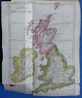 81 INCISIONE ATLANTE ISTORICO L. CACCIATORE 1832 OLD MAP GREAT BRITAIN